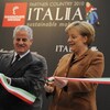 Eröffnungsrundgang der Bundeskanzlerin der Bundesrepublik Deutschland, Dr. Angela Merkel, am Montag, 19. April auf der HANNOVER MESSE mit S.E. Claudio Scajola, Bundeswirtschaftsminister der Republik Italien